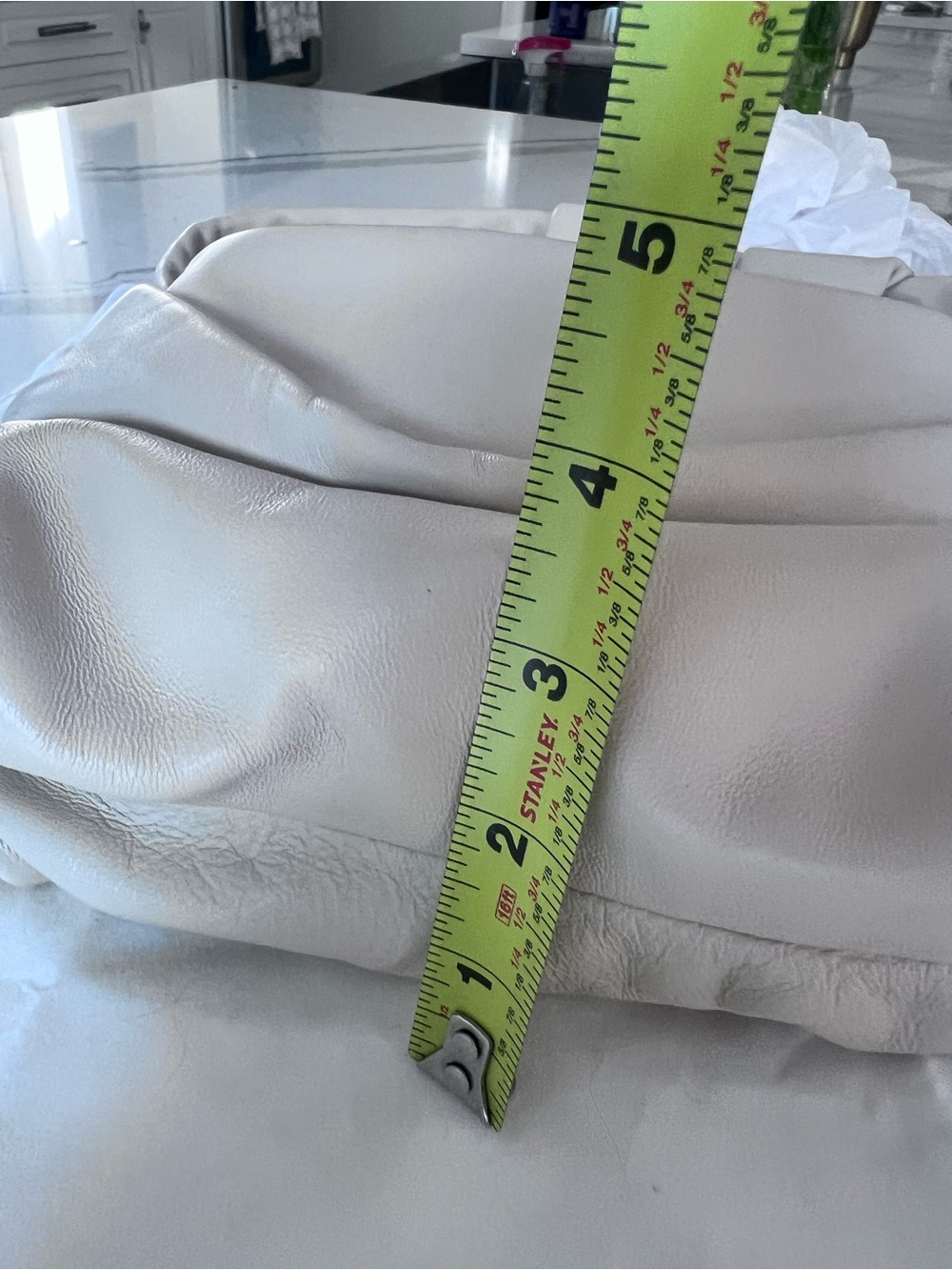 Staud cream leather Kiss bag - Picture 2 of 7